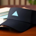 Custom visor with embroidered logo, adjustable strap, and curved brim – lightweight sun protection for UK sports teams, events, and branded promotions.