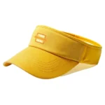 "Custom visor with embroidered logo, adjustable strap, and curved brim – lightweight sun protection for UK sports teams, events, and branded promotions.