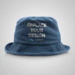 Custom Bucket Hat with wide brim and personalised embroidery, stylish sun protection for men, women, and kids in the UK.