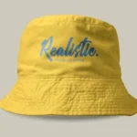 Custom Bucket Hat with wide brim and personalised embroidery, stylish sun protection for men, women, and kids in the UK.